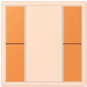 Фото Jung Le Corbusier LC502TSA32081 Набор накладок 2 группы (orange clair)