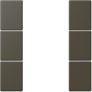 Фото Jung Le Corbusier LC503TSA32140 Набор накладок 3 группы (ombre naturelle 31)