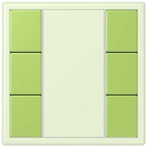 Фото Jung Le Corbusier LC503TSA32052 Набор накладок 3 группы (vert clair)