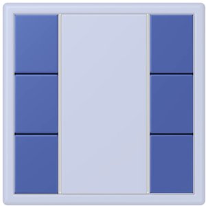 Фото Jung Le Corbusier LC503TSA32020 Набор накладок 3 группы (bleu outremer 31)