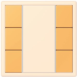Фото Jung Le Corbusier LC503TSA4320L Набор накладок 3 группы (ocre jaune clair)