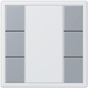 Фото Jung Le Corbusier LC503TSA4320O Набор накладок 3 группы (gris clair 59)
