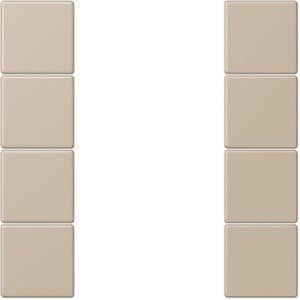 Фото Jung Le Corbusier LC504TSA32142 Набор накладок 4 группы (ombre naturelle claire)