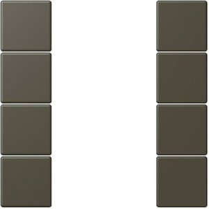 Фото Jung Le Corbusier LC504TSA32140 Набор накладок 4 группы (ombre naturelle 31)