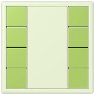 Фото Jung Le Corbusier LC504TSA32052 Набор накладок 4 группы (vert clair)