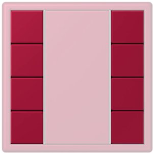 Фото Jung Le Corbusier LC504TSA32100 Набор накладок 4 группы (rouge carmin)