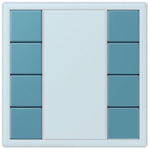 Фото Jung Le Corbusier LC504TSA32031 Набор накладок 4 группы (céruléen vif)