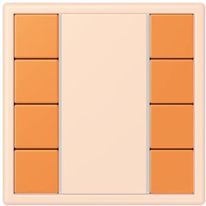 Фото Jung Le Corbusier LC504TSA32081 Набор накладок 4 группы (orange clair)