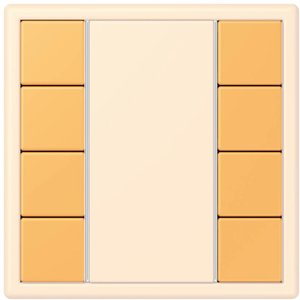 Фото Jung Le Corbusier LC504TSA4320L Набор накладок 4 группы (ocre jaune clair)