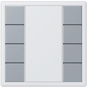 Фото Jung Le Corbusier LC504TSA4320O Набор накладок 4 группы (gris clair 59)