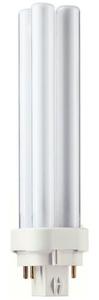 Фото Philips Master PL-C 871150062333170 / 927907283040 Лампа люминесцентная энергосберегающая КЛЛ PL-C 18/830 4p G24q-2 18 Вт (G24q-2, 3000K, 146.5 мм)