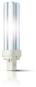 Фото Philips Master PL-C 871150062086670 Лампа люминесцентная энергосберегающая КЛЛ PL-C 13/840 2p G24d-1 13 Вт (G24d-1, 4000K, 143 мм)