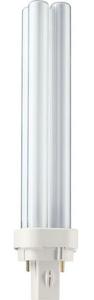 Фото Philips Master PL-C 871150062098970 Лампа люминесцентная энергосберегающая КЛЛ PL-C 26/830 2p G24d-3 26 Вт (G24d-3, 3000K, 175 мм)