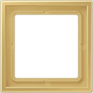 Фото Jung LS Zero LSZME981BFC Рамка 1-постовая (универсальная, ударопрочная, латунь classic)