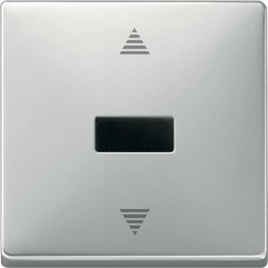 Фото Merten Artec MTN584446 Выключатель для жалюзи (ИК-датчик, 20000 лк, сенсорный, в сборе, с/у, нержавеющая сталь)