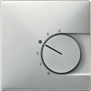 Фото Merten Artec MTN537446 Крышка для терморегулятора (поворотный, стальной)