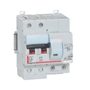 Фото Legrand DX 007919 Автоматический выключатель дифференциального тока двухполюсный 16А (тип AC, 6 кА)
