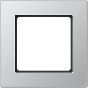 Фото Jung A550 A5581BFAL Рамка 1-постовая (ударопрочная, универсальная, алюминий)