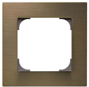 Фото ABB Sky 2CLA857100A1201 Рамка 1-постовая (античная латунь)