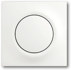 Фото ABB Impuls 2CKA001753A0183 Клавиша одиночная (подсветка, белый бархат)