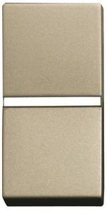 Фото ABB Zenit 2CLA210460N1901 Кнопка с Н.З. контактом 1 модуль (16 А, с возм. подсветки, под рамку, скрытая установка, шампань)