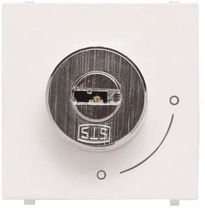 Фото ABB Zenit 2CLA225320N1101 Выключатель с ключом на два положения (5 А, без фиксации, под рамку, скрытая установка)