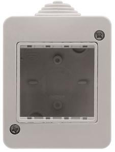 Фото ABB Zenit 2CLA329110N1101 Коробка для открытого монтажа (IP40, 2 модуля, серая)