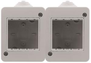 Фото ABB Zenit 2CLA329210N1101 Коробка для открытого монтажа (IP40, 4 модуля, серая)