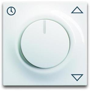 Фото ABB Impuls 2CKA006430A0373 Накладка выключателя жалюзи (с возм. подсветки, маркировка, альпийский белый)