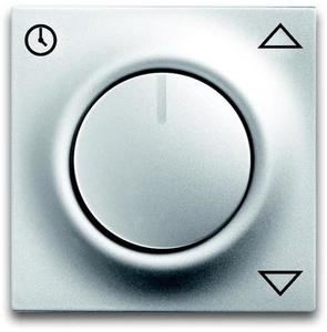 Фото ABB Impuls 2CKA006430A0376 Накладка выключателя жалюзи (с возм. подсветки, маркировка, серебристо-алюминиевый)