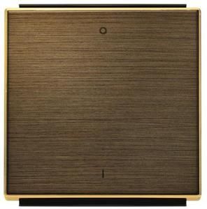 Фото ABB Sky Niessen 2CLA850120A1201 Клавиша одиночная (маркировка, античная латунь)