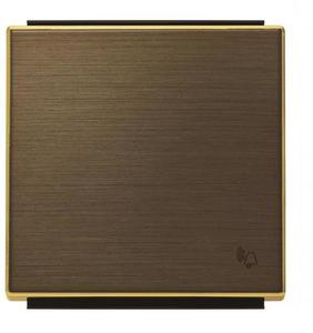 Фото ABB Sky Niessen 2CLA850400A1201 Клавиша одиночная ("звонок", античная латунь)