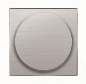 Фото ABB Sky Niessen 2CLA855400A1401 Крышка поворотного переключателя на 4 положения (маркировка, нержавеющая сталь)