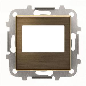 Фото ABB Sky Niessen 2CLA856800A1201 Накладка с суппортом для цифрового FM-радио (античная латунь)