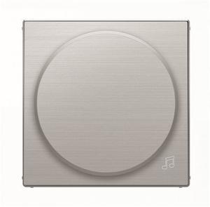 Фото ABB Sky Niessen 2CLA855900A1401 Крышка регулировки громкости (нержавеющая сталь)