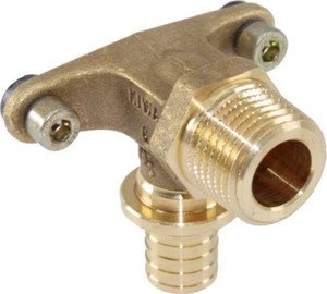 Фото Rehau RX+ 13661071001 Водорозетка настенная с наружной резьбой 1/2" (16 мм, бронза)