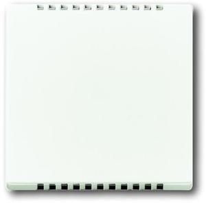 Фото ABB Future Linear 2CKA006599A2962 Накладка для усилителя мощности (маркировка, белый бархат)