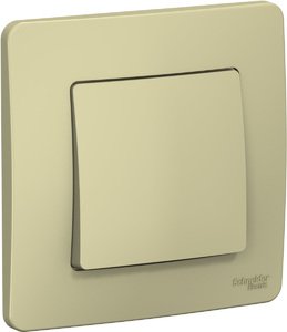 Фото Schneider Electric BLNVS010607 BLANCA-С/У-1-клавишный-ПЕРЕКЛЮЧАТЕЛЬ-(cх.6),-10А,-250B,-БЕЖЕВЫЙ