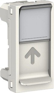 Фото Schneider Electric Unica NU941018 Крышка розетки компьютерной (RJ45, белая)
