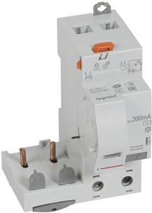 Фото Legrand DX-3 410414 Выключатель дифференциального тока двухполюсный 63А 300мА (тип AC)