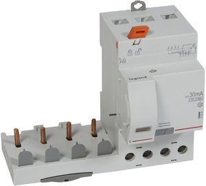 Фото Legrand DX3 410534 Выключатель дифференциального тока четырехполюсный 63А 30мА