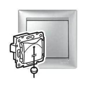 Фото Legrand Valena 770119 Выключатель (10 А, IP31, с/у, под рамку, шнур, алюминий)