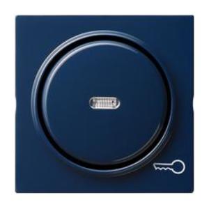 Фото Gira S-Color 028746 Клавиша одиночная (линза, "ключ", синяя)