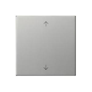Фото Gira System55 5361600 Клавиша одиночная ("стрелки", нержавеющая сталь)