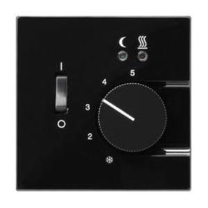 Фото Gira S-Color 039447 Термостат для теплых полов (10 А, 230 В, под рамку, скрытая установка, черный)