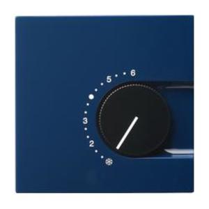 Фото Gira S-Color 039046 Терморегулятор (10 А, 230 В, под рамку, скрытая установка, синий)
