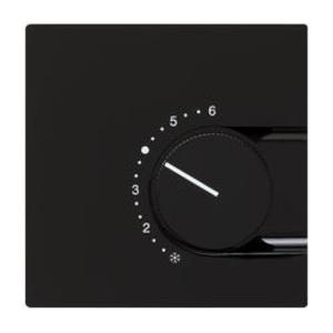 Фото Gira S-Color 039047 Терморегулятор (10 А, 230 В, под рамку, скрытая установка, черный)