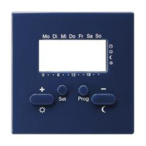 Фото Gira S-Color 146946 Крышка для терморегулятора с часами и функцией охлаждения (синяя)