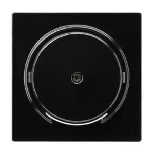 Фото Gira S-Color 027447 Крышка для вывода кабеля (черная)