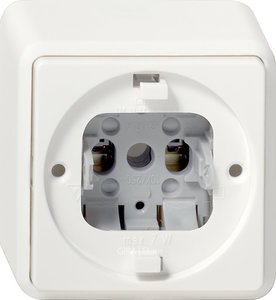 Фото Gira Surface 016113 Корпус сигнальной световой подсветки (открытая установка, белый)